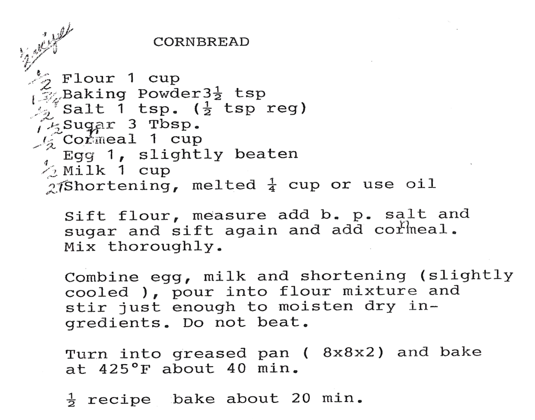 Cornbread Image